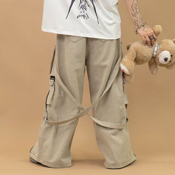 NEW ACDC Rag x Gedraji Cryptid Corpse Beige Cargo Pants - Picture 4 of 9